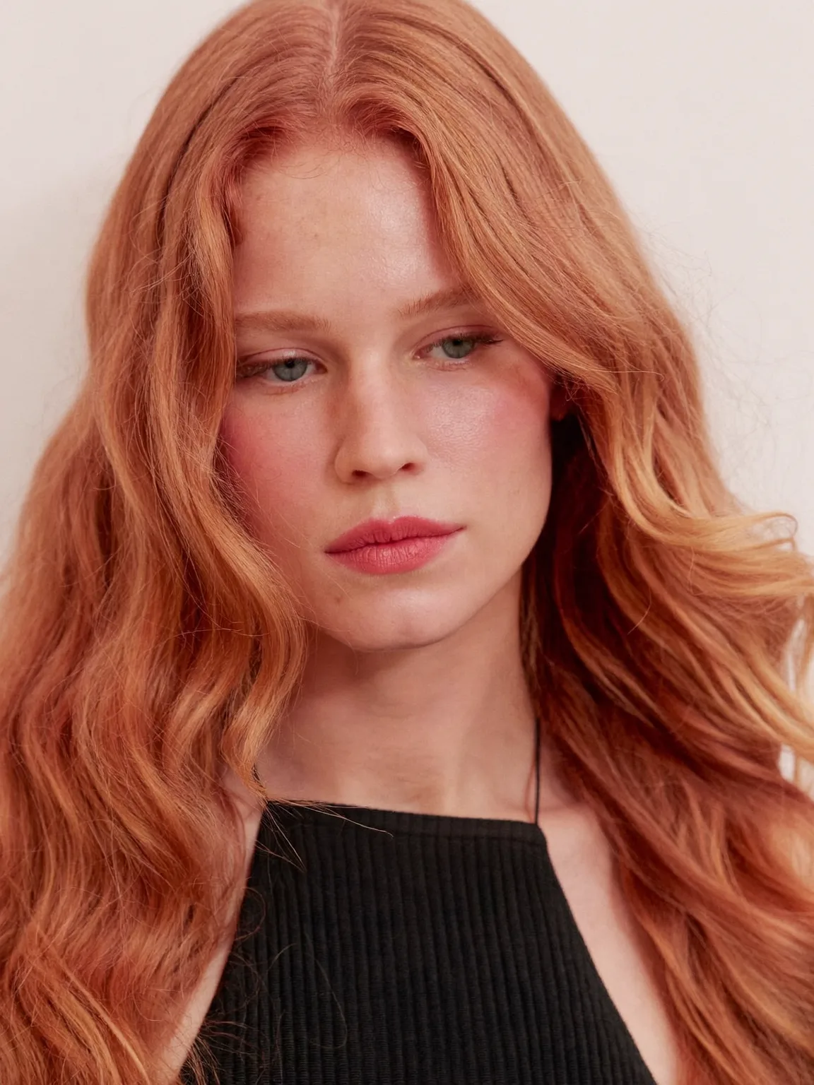 Long Loose Waves in Soft Copper Auburn